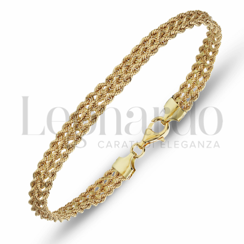 3 File in Oro Giallo da 4,8gr.