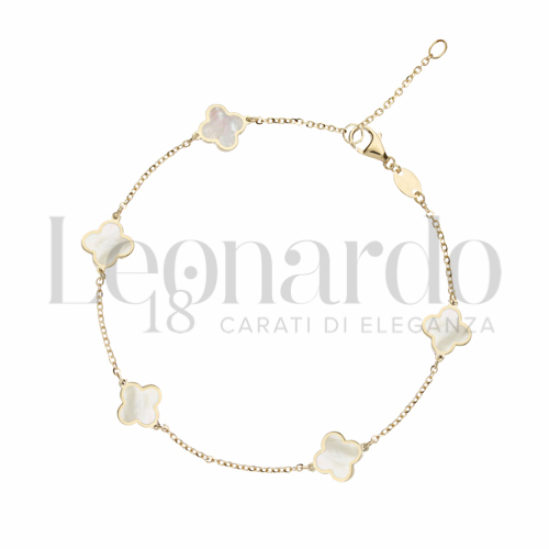 18 cm con riduzione a 16 cm con Madreperla in Oro Giallo da 1,7gr.