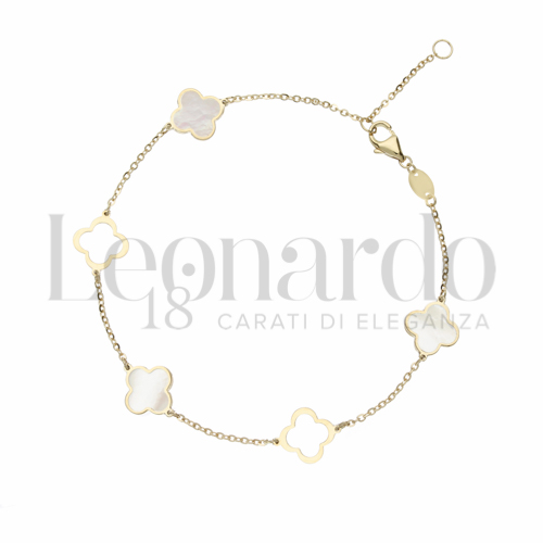 18 cm con riduzione a 16 cm con Madreperla in Oro Giallo da 1,9gr.