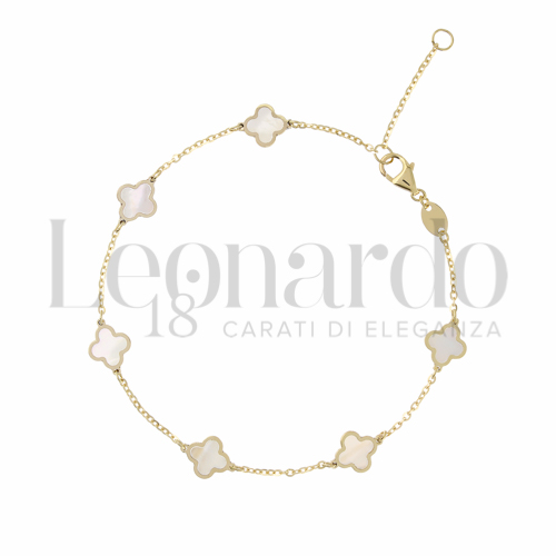 18 cm con riduzione a 16 cm con Madreperla in Oro Giallo da 1,7gr.