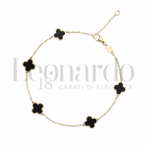 18 cm con riduzione a 16 cm con Onice in Oro Giallo da 1,5gr.