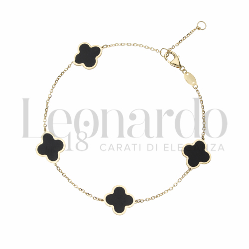 21 cm con riduzione a 19 cm con Onice in Oro Giallo da 2gr.