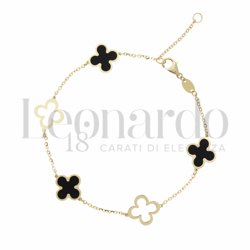 18 cm con riduzione a 16 cm con Onice in Oro Giallo da 2gr.