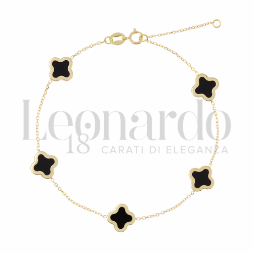 18 cm con Onice in Oro Giallo da 2,5gr.