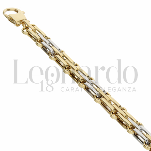 Larghezza 7 mm in Oro Giallo e Oro Bianco da 16,1gr.