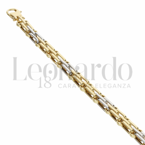 Larghezza 5 mm in Oro Giallo e Oro Bianco da 10,3gr.