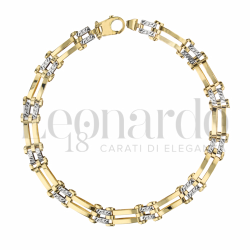 in Oro Giallo e Oro Bianco da 7,8gr.