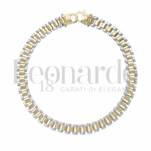 Larghezza 6 mm in Oro Giallo e Oro Bianco da 13,2gr.