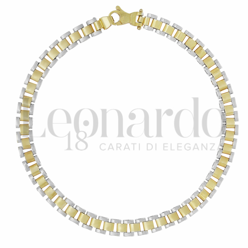 Larghezza 5 mm in Oro Giallo e Oro Bianco da 9,5gr.
