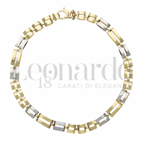 Larghezza 5 mm in Oro Giallo e Oro Bianco da 7,8gr.