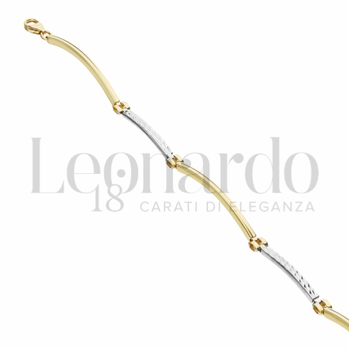 in Oro Giallo e Oro Bianco da 3,3gr.