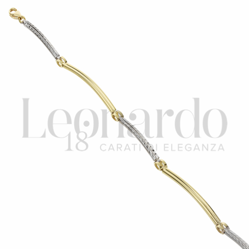 in Oro Giallo e Oro Bianco da 3,4gr.
