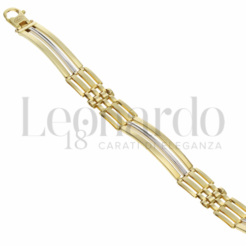 Larghezza 9 mm in Oro Giallo e Oro Bianco da 10,8gr.