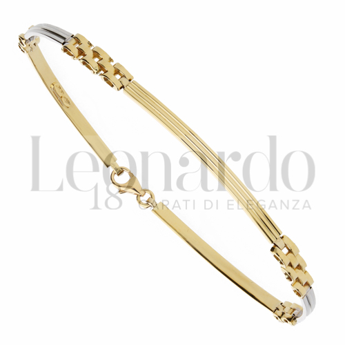 in Oro Giallo e Oro Bianco da 3,9gr.