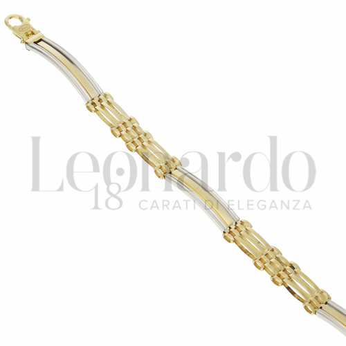 in Oro Giallo e Oro Bianco da 9,9gr.