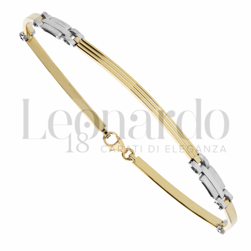 in Oro Giallo e Oro Bianco da 3,8gr.