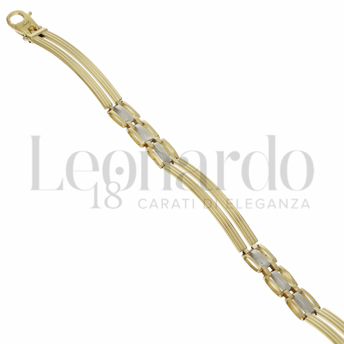 in Oro Giallo e Oro Bianco da 7,4gr.
