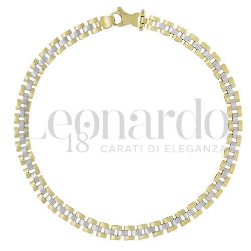 Larghezza: 4,00 mm in Oro Giallo e Oro Bianco da 8,4gr.