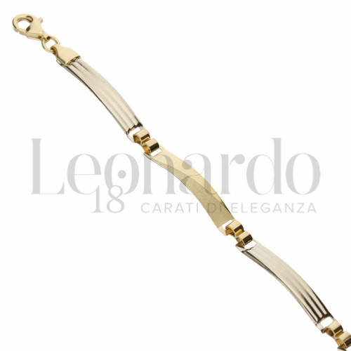 1° Misura in Oro Giallo e Oro Bianco da 3,4gr.