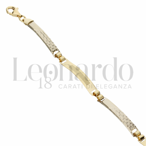 1° Misura in Oro Giallo e Oro Bianco da 3,4gr.