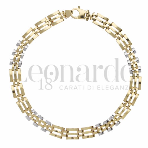 Larghezza 6 mm in Oro Giallo e Oro Bianco da 8,9gr.