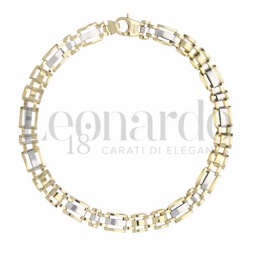 Larghezza 6 mm in Oro Giallo e Oro Bianco da 9,2gr.
