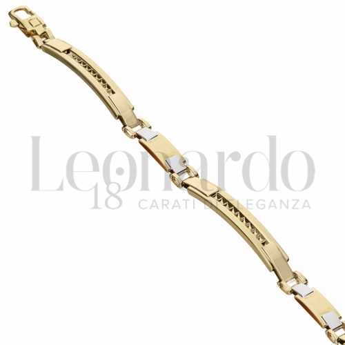 Larghezza 5 mm in Oro Giallo e Oro Bianco da 9,1gr.
