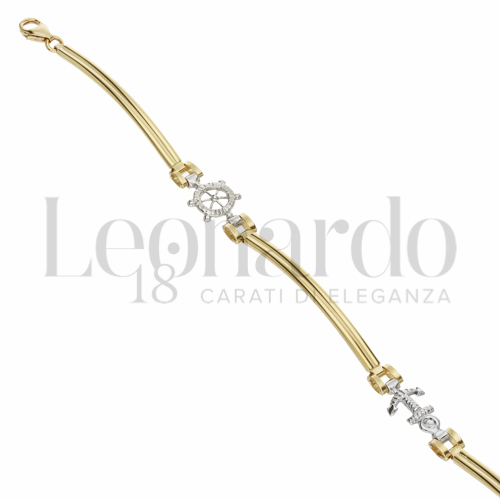 in Oro Giallo e Oro Bianco da 4,7gr.