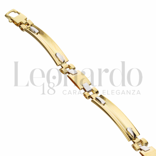 Larghezza 6 mm in Oro Giallo e Oro Bianco da 11,9gr.