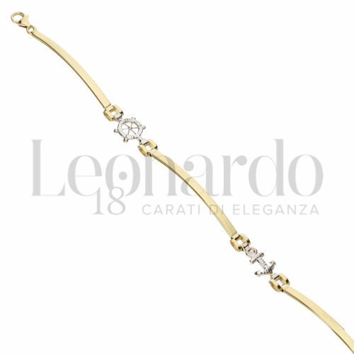 in Oro Giallo e Oro Bianco da 4,6gr.