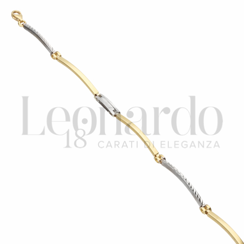 in Oro Giallo e Oro Bianco da 3,7gr.