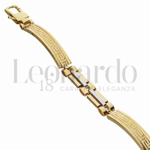 Larghezza 7 mm in Oro Giallo e Oro Bianco da 15,4gr.