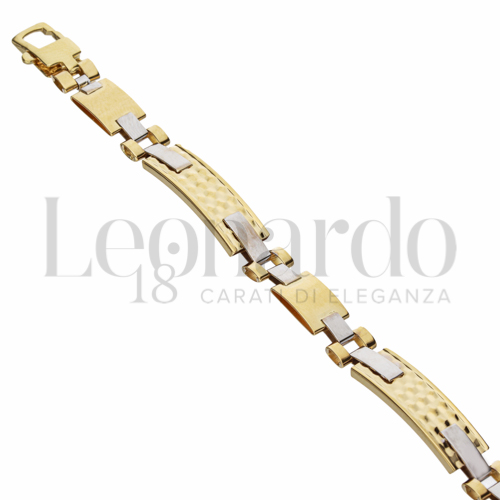 Larghezza 7 mm in Oro Giallo e Oro Bianco da 12,7gr.