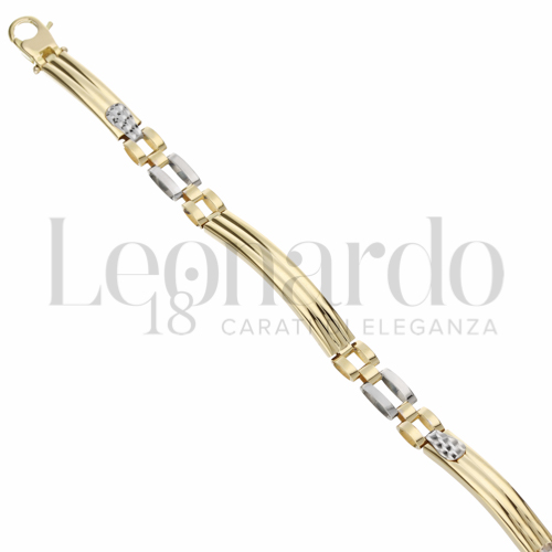 Larghezza 5 mm in Oro Giallo e Oro Bianco da 7,5gr.