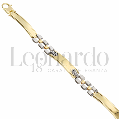 Larghezza 5 mm in Oro Giallo e Oro Bianco da 8,6gr.