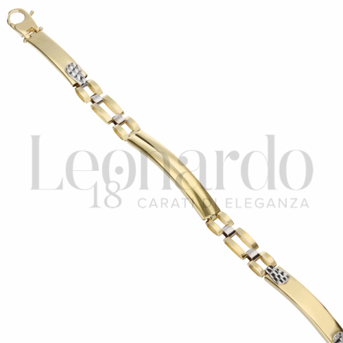 Larghezza 5 mm in Oro Giallo e Oro Bianco da 7,4gr.