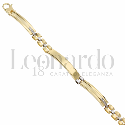 Larghezza 5 mm in Oro Giallo e Oro Bianco da 7,6gr.