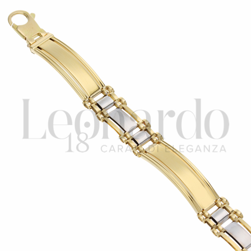 Larghezza 9 mm in Oro Giallo e Oro Bianco da 18,3gr.