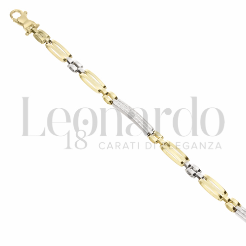 in Oro Giallo e Oro Bianco da 4,9gr.