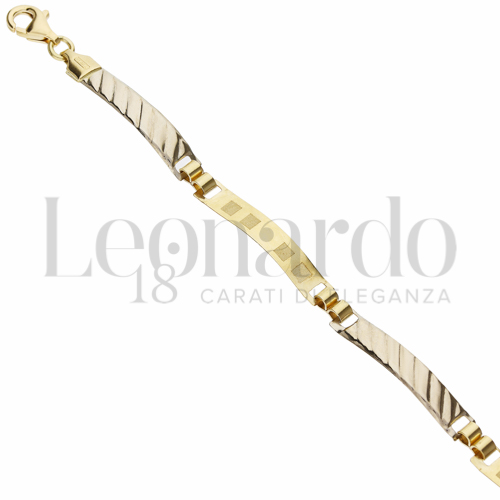 1° Misura in Oro Giallo e Oro Bianco da 3,4gr.