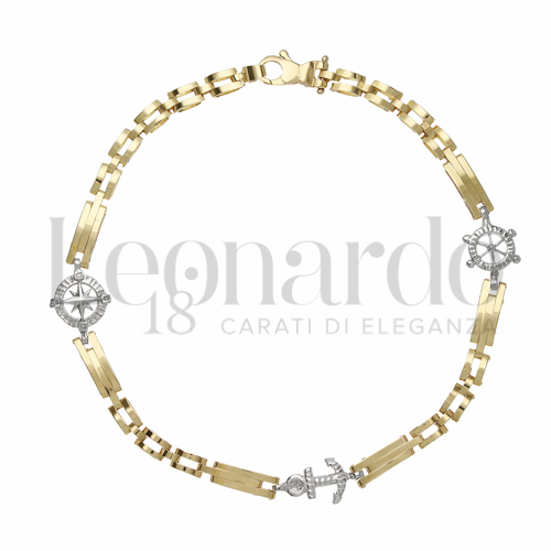 in Oro Giallo e Oro Bianco da 6gr.