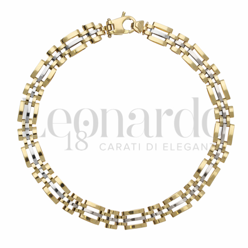 Larghezza 6 mm in Oro Giallo e Oro Bianco da 8,5gr.