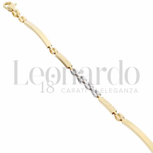 in Oro Giallo e Oro Bianco da 3,8gr.