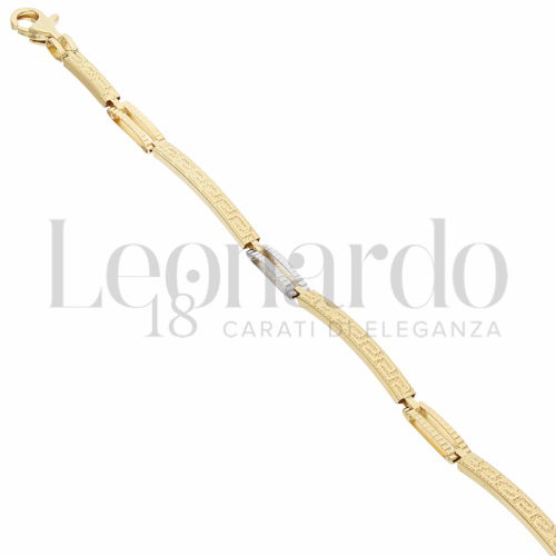 in Oro Giallo e Oro Bianco da 3,4gr.