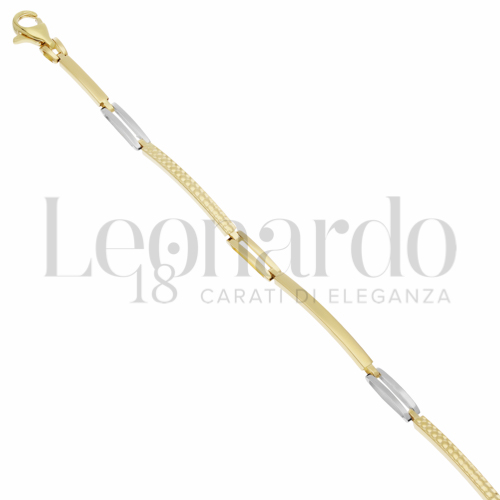 in Oro Giallo e Oro Bianco da 3,2gr.