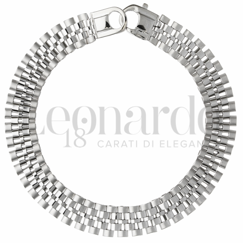 Larghezza 10 mm in Oro Bianco da 18,7gr.