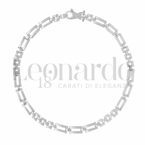 Larghezza: 3,50 mm in Oro Bianco da 5gr.