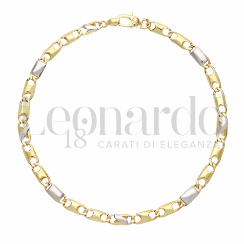 in Oro Giallo e Oro Bianco da 4,9gr.