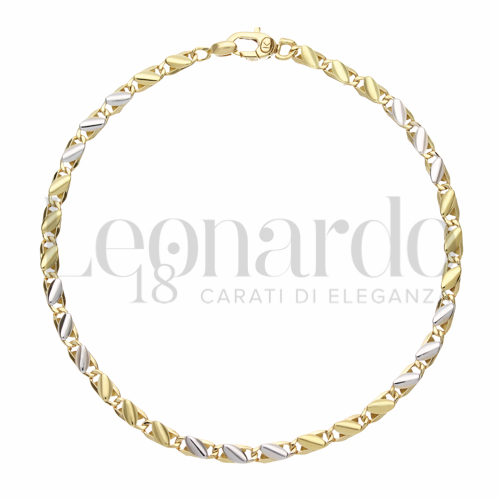 in Oro Giallo e Oro Bianco da 3,9gr.