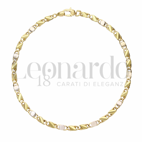 in Oro Giallo e Oro Bianco da 3,7gr.